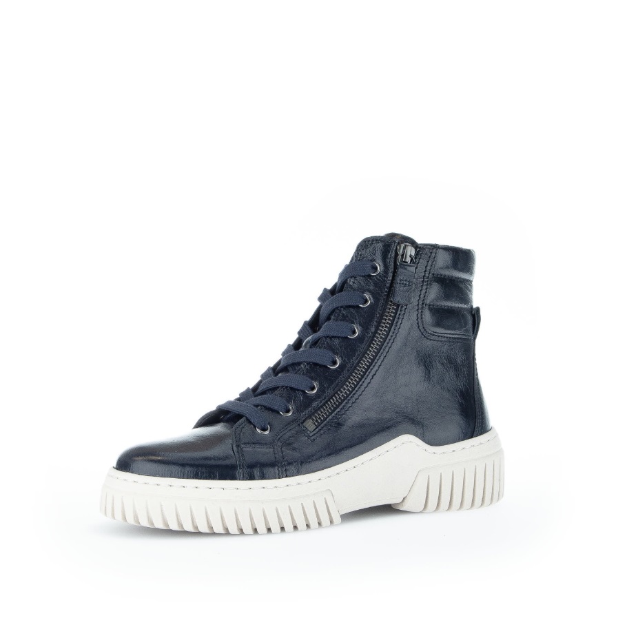 Lace-Up Ankle Boots Gabor Dark Blue